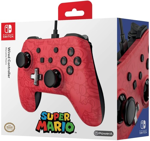 Manette filaire core mario - manette,